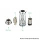 [Ships from Bonded Warehouse] Authentic Aspire K2 BVC Glassomizer Atomizer - Black, 1.8ml, 1.6ohm, 15mm Diameter