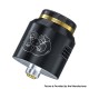 [Ships from Bonded Warehouse] Authentic Hellvape Drop Dead 2 RDA Atomizer w/ BF Pin - Matte Full Black, 24mm Diameter