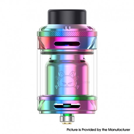 [Ships from Bonded Warehouse] Authentic Hellvape Fat Rabbit 2 RTA Atomizer - Rainbow, 6.5ml, 28mm Diameter