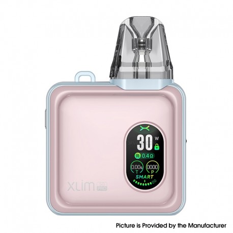 [Ships from Bonded Warehouse] Authentic OXVA Xlim SQ Pro Pod System Kit - Pastel Pink, VW 5~30W, 1200mAh, 2ml, 0.6ohm / 0.8ohm