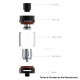 [Ships from Bonded Warehouse] Authentic SMOKTech SMOK TFV8 Baby Sub Ohm Tank Atomizer - Pink, 3ml, 0.15ohm / 0.4ohm, 22mm