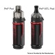 [Ships from Bonded Warehouse] Authentic VOOPOO Argus Pod System Mod Kit w/ PnP Pod - Litchi Leather Red, 1500mAh, 5~40W