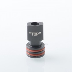 510 Drip Tip for RDA / RTA / RDTA / Sub Ohm Tank Atomizer - Black, Stainless Steel