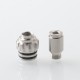 510 Drip Tip Set for RDA / RTA / RDTA Atomizer - Silver, 3 PCS Mouthpieces