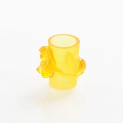 810 Beauty Style Drip Tip for Goon / Kennedy / Reload / Battle RDA - Yellow, Resin, 22mm