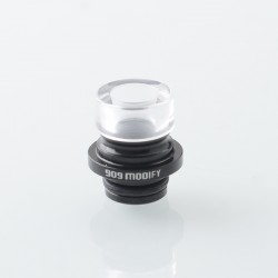 909 Modify Style 510 Drip Tip for RDA / RTA / RDTA Atomizer - Frosted, Aluminum Alloy + Acrylic