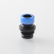 909 Modify Style AIO Drip Tip for dotMod dotAIO V1 / V2 Pod - Blue, SS + Aluminum