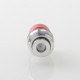 909 Modify Style Drip Tip for BB / Billet / Boro AIO Box Mod - Red, Aluminum