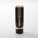 AMIGO Style Boro Mechanical Mod - Black, Brass, 1 x 18350 / 18650, Compatible with BB / Billet / Boro RBA / Tank