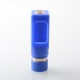 AMIGO Style Boro Mechanical Mod - Blue, Brass, 1 x 18350 / 18650, Compatible with BB / Billet / Boro RBA / Tank