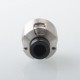 Armor Engine Style RDA Rebuildable Dripping Atomizer w/ BF Pin / Airflow Inserts - Brushed Silver, SS, 22mm, Without Logo