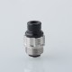 Vapeasy BB Drip Tip Adapter + MISSION XV Quantum Style 510 Drip Tip Kit for SXK BB / Billet Box Mod - Silver, 316SS