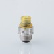 Vapeasy BB Drip Tip Adapter + MISSION XV Quantum Style 510 Drip Tip Kit for SXK BB / Billet Box Mod - Silver, 316SS