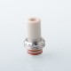 Vapeasy BlackRose Mods The Ultimate Style 510 Drip Tip Set - PEEK, 4 PCS Beauty Rings, 4 PCS Mouthpiece