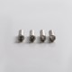 Vapeasy MISSION XV Quantum Style 510 Drip Tip w/ 4 x Inserts for SXK BB / Billet / Dotod dotAIO - Silver, 4 PCS Mouthpiece