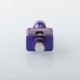 Vapeasy Unkwn One Unreal Style RBA Bridge for Billet / BB / Boro Tank - Purple, Titanium