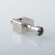 Vapeasy Unkwn One Unreal Style RBA Bridge for Billet / BB / Boro Tank - Silver, 316SS