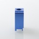 Authentic Ambition Mods 2.0 Boro Tank for SXK BB / Billet AIO Box Mod Kit - Pinwheel Blue, Aluminum