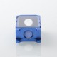 Authentic Ambition Mods 2.0 Boro Tank for SXK BB / Billet AIO Box Mod Kit - Pinwheel Blue, Aluminum