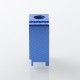 Authentic Ambition Mods 2.0 Boro Tank for SXK BB / Billet AIO Box Mod Kit - Pinwheel Blue, Aluminum