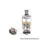 Authentic Ambition Mods Bi2hop MTL RTA (Bishop V2) Atomizer - Black, 2.0ml, 0.8 / 1.0 / 1.2mm Air Pin, 22mm