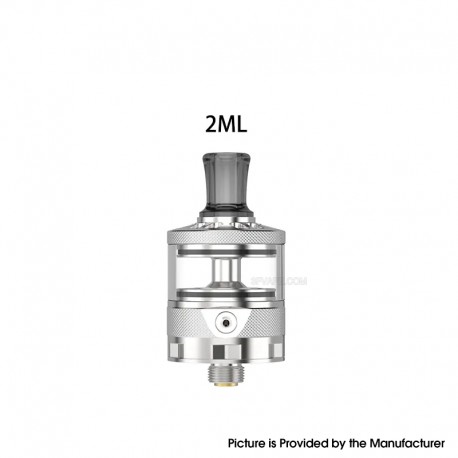 Authentic Ambition Mods Bi2hop MTL RTA (Bishop V2) Atomizer - Silver, 2.0ml, 0.8 / 1.0 / 1.2mm Air Pin, 22mm