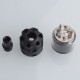 Authentic Ambition Mods Ripley MTL / RDL RDTA Rebuildable Dripping Tank Atomizer - Black, 3.2ml, 22mm Diameter