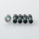 Authentic Ambition Mods Shield 510 Drip Tip Kit - Sliver + Black, MTL / DL / RDL