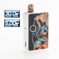 Authentic Asvape Micro 1100mAh 30W VW Variable Wattage Pod System Starter Kit - Orange Blue, 5~30W, 2ml, 0.5 / 1.0ohm