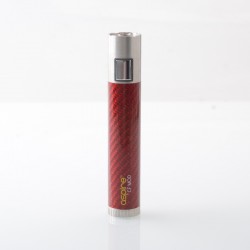 Authentic Aspire CF 510 / eGo 18650 Mod - Red, Stainless Steel + Carbon Fiber