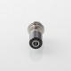 Authentic Auguse ERA V3 510 Drip Tip for RTA / RDA / RDTA Atomizer - Silver + Black, SS + POM