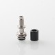 Authentic Auguse ERA V3 510 Drip Tip for RTA / RDA / RDTA Atomizer - Silver + Black, SS + POM