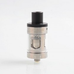 Authentic Digi Wildfire Sub Ohm Tank Atomizer - Silver, Stainless Steel, 3ml, 0.5 Ohm, 22mm Diameter