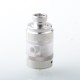 Authentic Dovpo X Across Vape Hazard RTA Vape Atomizer - Silver, 4ml, 24mm Diameter