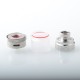 Authentic Dovpo X Across Vape Hazard RTA Vape Atomizer - Silver, 4ml, 24mm Diameter