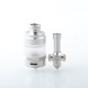 Authentic Dovpo X Across Vape Hazard RTA Vape Atomizer - Silver, 4ml, 24mm Diameter