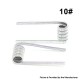 Authentic ETU Pre-built Coil Wire for RDA Atomizer - 0.15ohm, Ni80, Kernel 26GA x 3 + 38GA, Wrapped 0.4 x 3 + 0.1 (10 PCS)