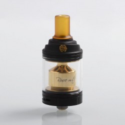 Authentic Fumytech Rose MTL RTA Rebuildable Tank Atomizer Limited Edition - Gold, Stainless Steel, 3.5ml, 24mm Diameter