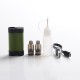 Authentic Gas Mods Mars 15W 750mAh Pod System Starter Kit - Green, Metal + Plastic, 2ml, 1.5ohm / 1.8ohm