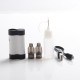 Authentic Gas Mods Mars 15W 750mAh Pod System Starter Kit - White, Metal + Plastic, 2ml, 1.5ohm / 1.8ohm