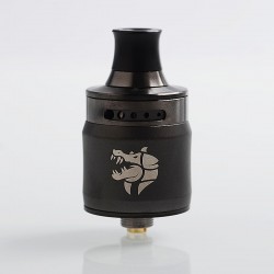 Authentic GeekVape Ammit MTL RDA Rebuildable Dripping Atomizer w/ BF Pin - Gunmetal, Stainless Steel, 22mm Diameter