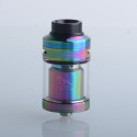 [Ships from Bonded Warehouse] Authentic Hellvape Dead Rabbit V2 RTA Atomizer - Rainbow, SS, 2ml / 5ml, 25mm