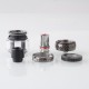 Authentic HorizonTech Sakerz Master Sub Ohm Tank Vape Atomizer - Gunmetal, 5ml / 3.5ml, 0.16ohm / 0.4ohm, 30mm Diameter