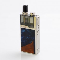 Authentic LostVape Orion Plus DNA 22W 950mAh VW Pod System Starter Kit - Silver-Stabwood, 0.25 / 0.5ohm, 2ml