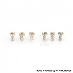 Authentic MK MODS Replacement Screws for Lost Vape Centaurus B80 AIO Kit - Silver (6 PCS)