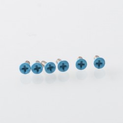 Authentic MK MODS Replacement Screws for Lost Vape Centaurus B80 AIO Kit - Tiffany Blue (6 PCS)