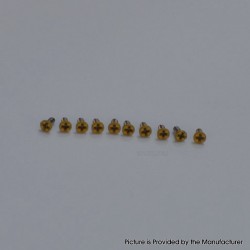 Authentic MK MODS Replacement Screws for VandyVape Pulse AIO V2 Mod Kit - Yellow, (10 PCS)