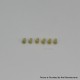 Authentic MK MODS Replacement Titanium Screws for Lost Vape Centaurus B80 AIO Kit - Gold (6 PCS)