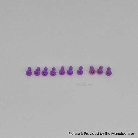 Authentic MK MODS Replacement Titanium Screws for VandyVape Pulse AIO V2 Mod Kit - Magenta (10 PCS)