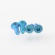 Authentic MK MODS Titanium Connectors and Screws for Aspire Raga Aio Boro Mod - Blue